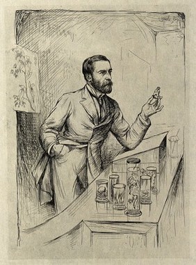 Thomas Richard Fraser. Etching by W. Hole, 1884.