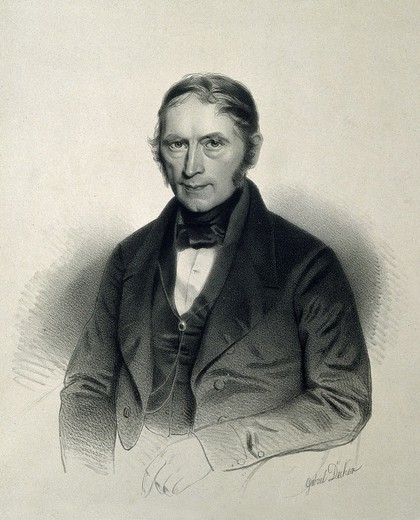 Carl Fuchs. Lithograph by Gabriel Decker.