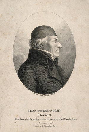 view Jean-Theophile Gahn. Stipple engraving by A. Tardieu after himself.