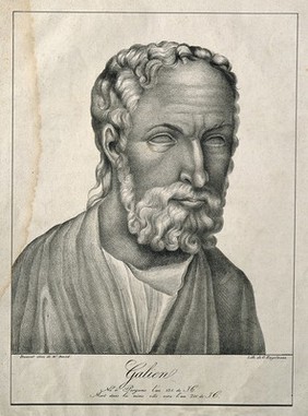 M0006550: Lithograph of Galen from c.1815