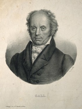 Franz Joseph Gall. Lithograph by A. F. Kunike.