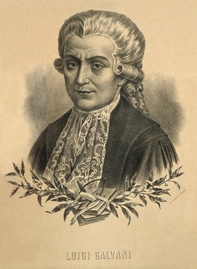 Luigi Galvani. Lithograph.