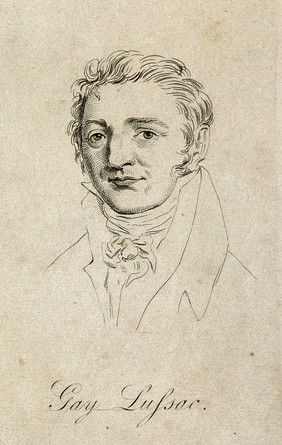 Louis-Joseph Gay-Lussac. Etching.