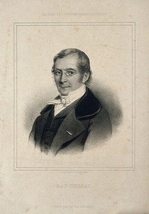 view Louis-Joseph Gay-Lussac. Lithograph.