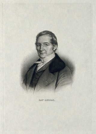 Louis-Joseph Gay-Lussac. Lithograph.