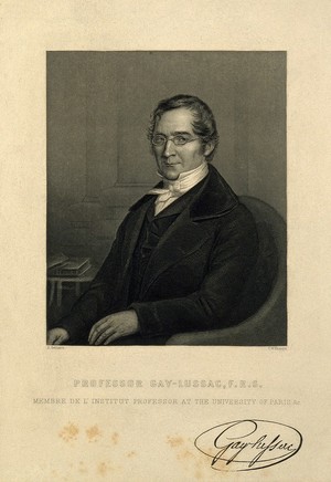 view Louis-Joseph Gay-Lussac. Engraving by C. W. Sharpe after Z. Belliard.