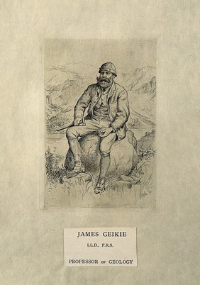 James Geikie. Etching by W. Hole, 1884.