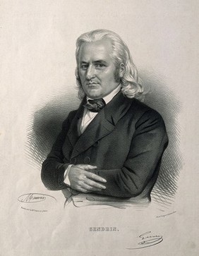 Auguste-Nicolas Gendrin. Lithograph by N. E. Maurin.