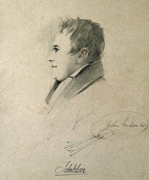 view John Gibson. Lithograph by J. Jackson after himself.