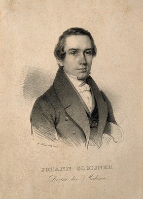 Johann Gloisner. Lithograph by F. Herr, 1834.