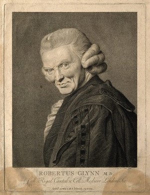 view Robert Glynn [Clobery]. Stipple engraving by J. G. and G. S. Facius, 1783, after T. Kerrich.