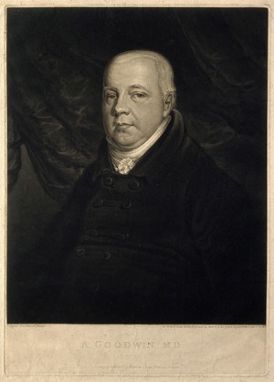 view Anthony Goodwin. Mezzotint by W. Ward, 1819, after J. Rawlinson.