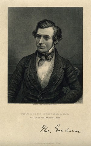 view Thomas Graham. Stipple engraving by C. Cook after A. Claudet.