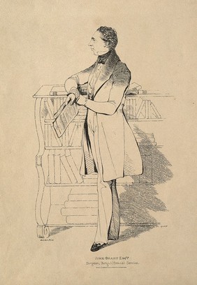 John Grant. Wood engraving by C. Grant, 1838.
