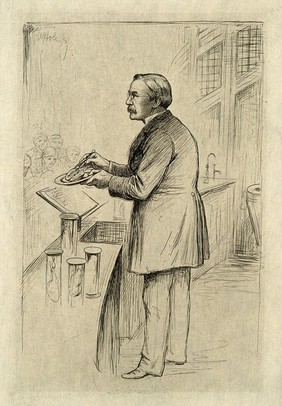 William Smith Greenfield. Etching by W. Hole, 1884.