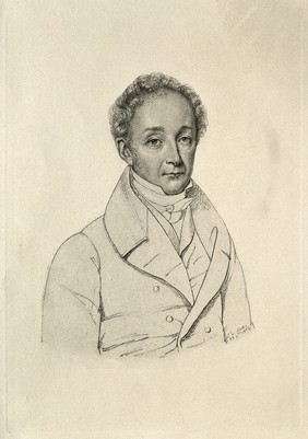 François Guéneau de Mussy. Lithograph by [L. C.], 1889, after L. d'Mussy, 1836.