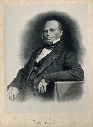 view Jules René Guérin. Lithograph by J.B.A. Lafosse, 1867, after P.-L. Pierson.