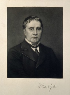 Sir William Withey Gull. Mezzotint by R. S. Clouston, 1888.