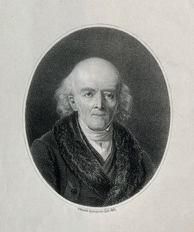 Samuel Christian Friedrich Hahnemann. Lithograph by E. Grimstone, 1850.