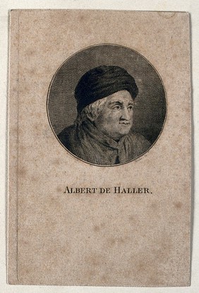 Baron Albrecht von Haller. Line engraving by W. Blake after B. A. Dunker.