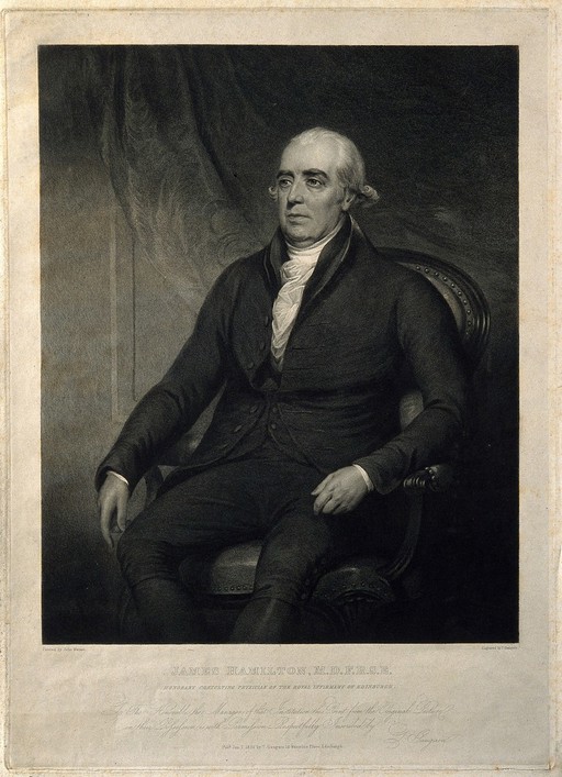 James Hamilton. Mezzotint by T. Gaugain, 1825, after J. Watson.