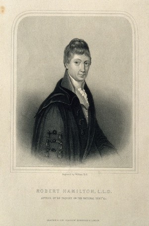 view Robert Hamilton. Stipple engraving by W. Holl.