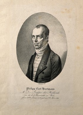 Phillip Carl Hartmann. Lithograph.