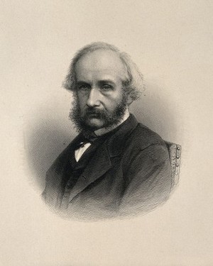 view William Henry Harvey. Engraving.