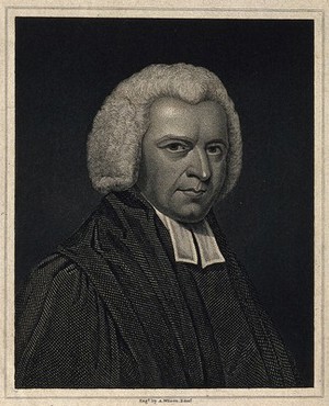 view Thomas Haweis. Stipple engraving by A. Wilson after H. Edridge.