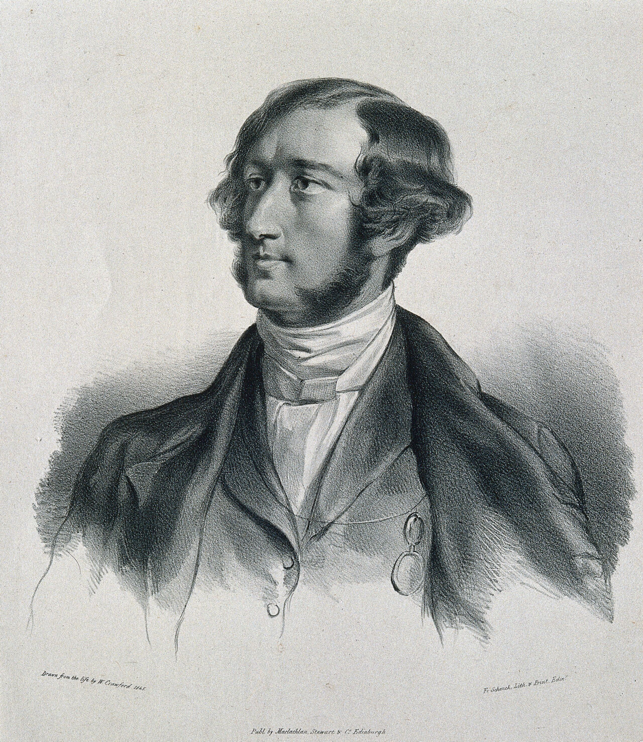 William Henderson. Lithograph by F. Schenck after W. Crawford, 1845., by William Crawford