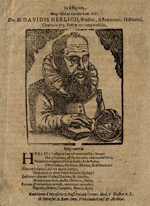 view David Herlitz. Woodcut and letterpress, 1639.