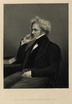 Sir John Frederick William Herschel. Stipple engraving.