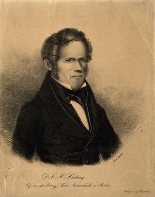 Carl Heinrich Hertwig. Lithograph by C. Resener.