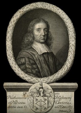 Nathaniel Highmore. Line engraving by A. Blooteling.