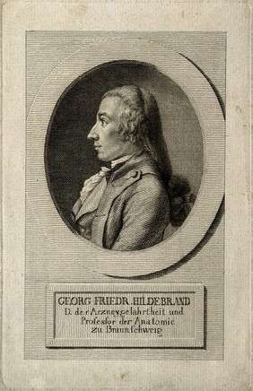 Georg Friedrich Hildebrandt. Line engraving.