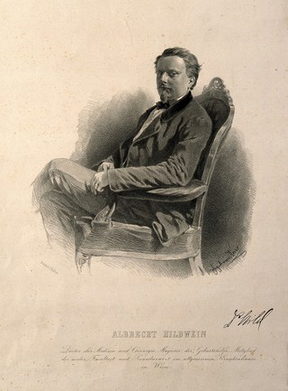 Albrecht Hildwein. Lithograph by J. A. Strassgschwandtner.