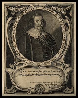 Ludwig von Hörnick. Line engraving by S. Furck.