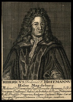 Friedrich Hoffmann II. Line engraving.