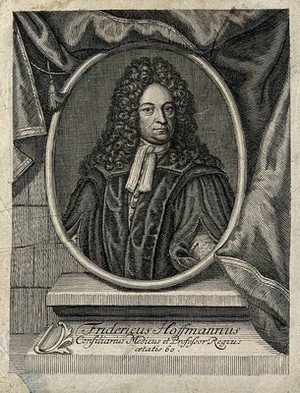 view Friedrich Hoffmann II. Line engraving.