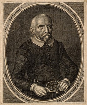 view Caspar Hofmann. Line engraving.