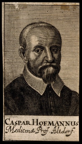 Caspar Hofmann. Line engraving, 1688.