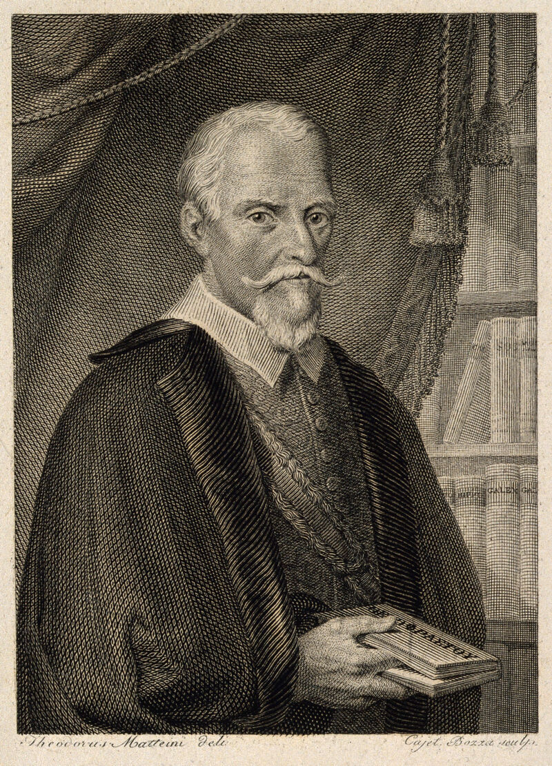 Caspar Hofmann. Line engraving by C. Bozza after T. Matteini., by Teodoro Matteini