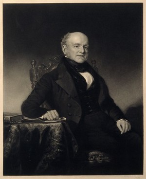 view Edward Holme. Mezzotint by J. R. Jackson after W.B. Scott.