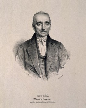 Pierre Marie Honoré. Lithograph by G. Staal.