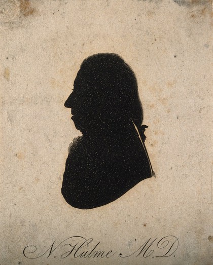 Nathaniel Hulme. Aquatint silhouette, 1801.