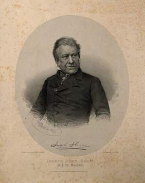 Joseph Hume. Lithograph by G. B. Black, 1851, after J. E. Mayall.