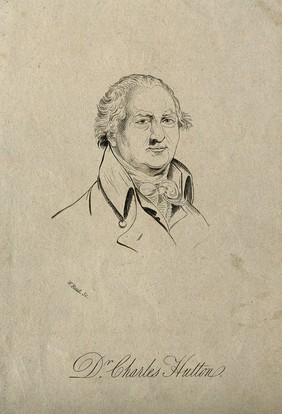 Charles Hutton. Line engraving by W. Read.