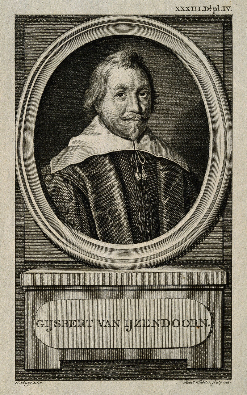 Gijsbert van Isendoorn. Line engraving by R. Vinkeles, 1795, after J. Buys., by Jacobus Buys