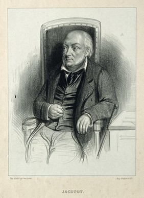 Joseph Jacotot. Lithograph.