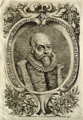 Julius Jasolinus. Engraving.